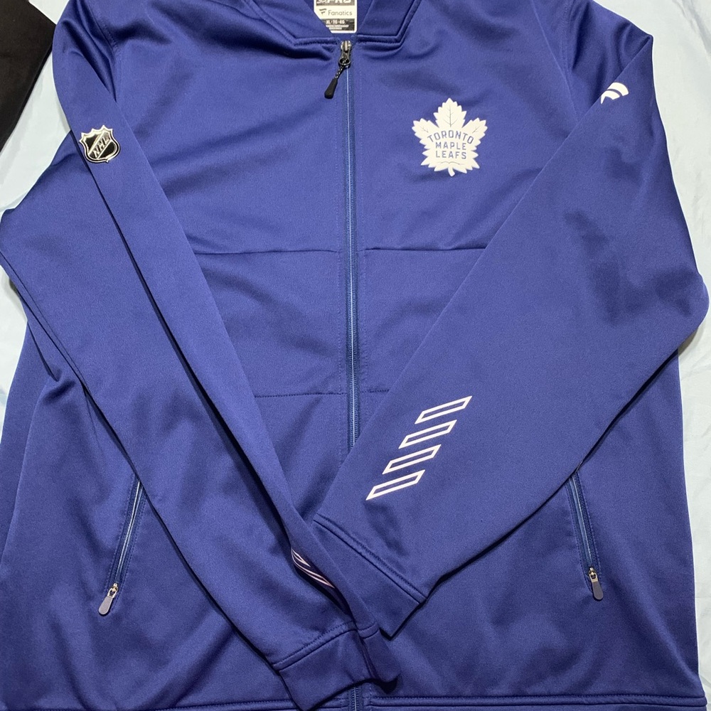 Fanatics Toronto Maple Leafs NHL Team Issued Coaches Practice Rink Jacket XL